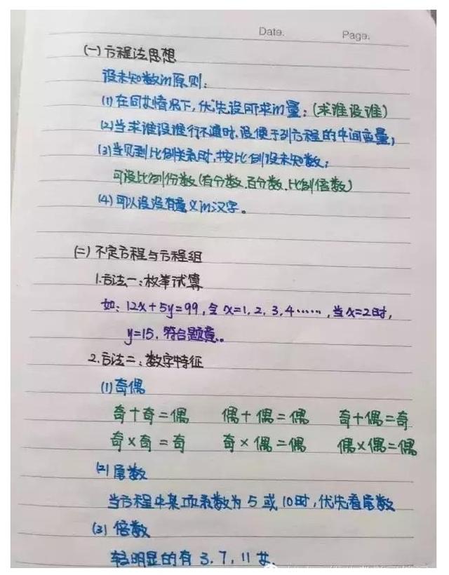 行測(cè)公式記不?。繉W(xué)霸幾張筆記就搞定了！