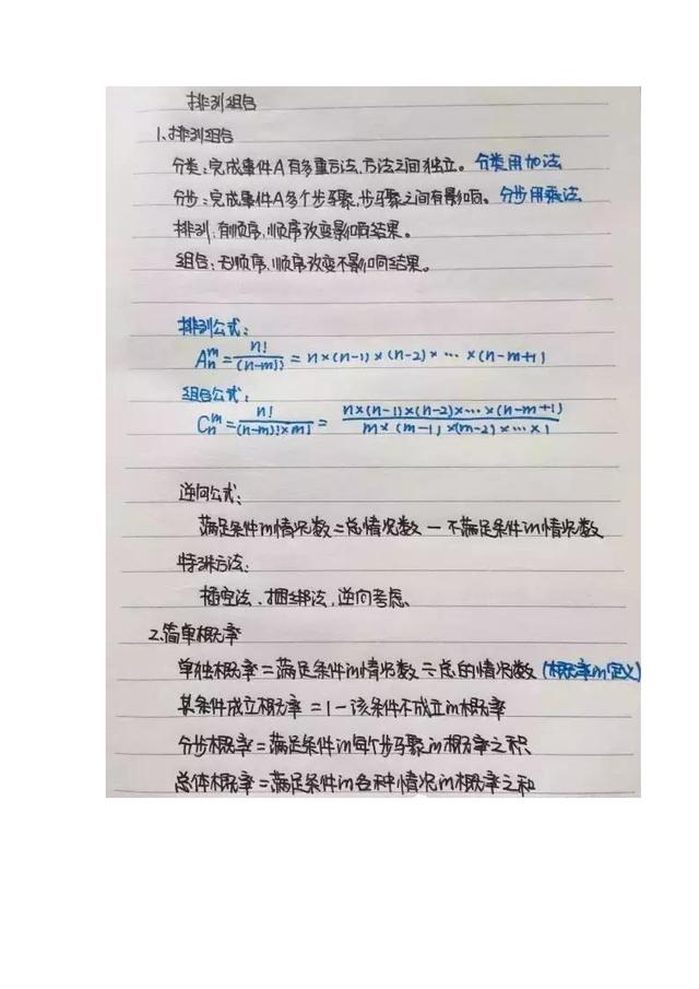 行測(cè)公式記不??？學(xué)霸幾張筆記就搞定了！